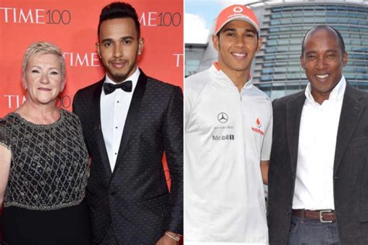 Lewis Hamilton siblings: Nicolas Hamilton, Nicola Lockhart, Samantha Lockhart 1 Lewis Hamilton with parents